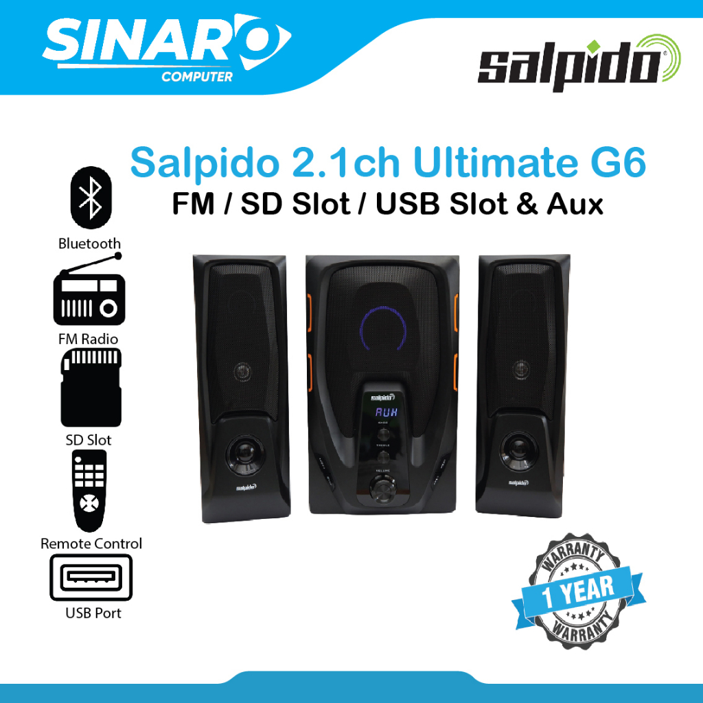 Salpido hot sale speaker g6