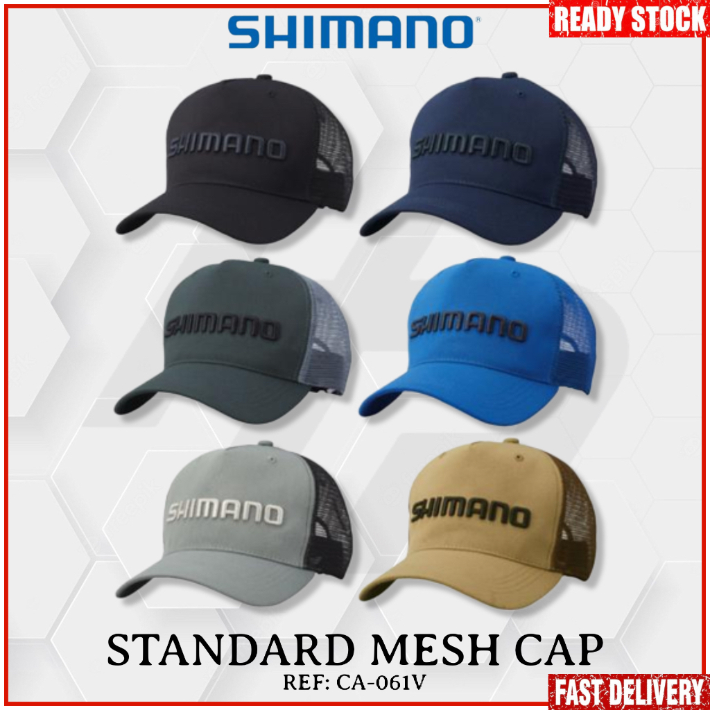 SHIMANO CA-061V Standard Mesh Cap Blue Gray S Wear buy at