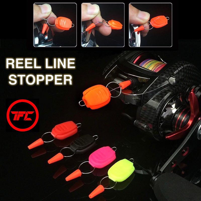 TFC Fishing Baitcast Reel Line Stopper Holder Line Guide Protector Memory  Baitcasting BC Electric Protect Safely