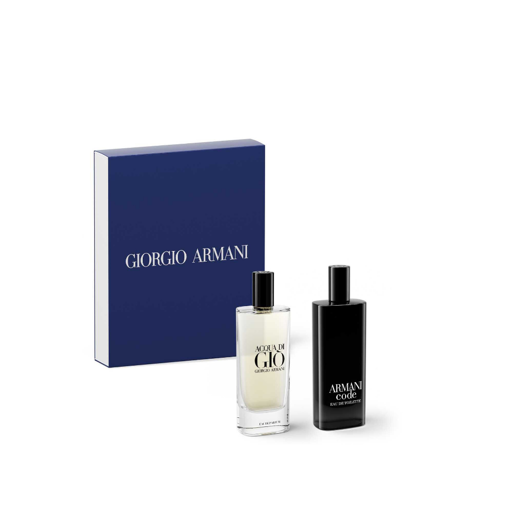 ORIGINAL ACQUA DI GIO AND ARMANI CODE DISCOVERY SUMMER GIFT SET