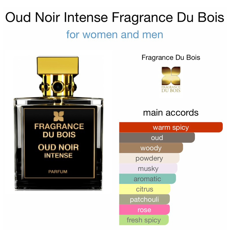 Oud noir intense fragrance du bois hot sale