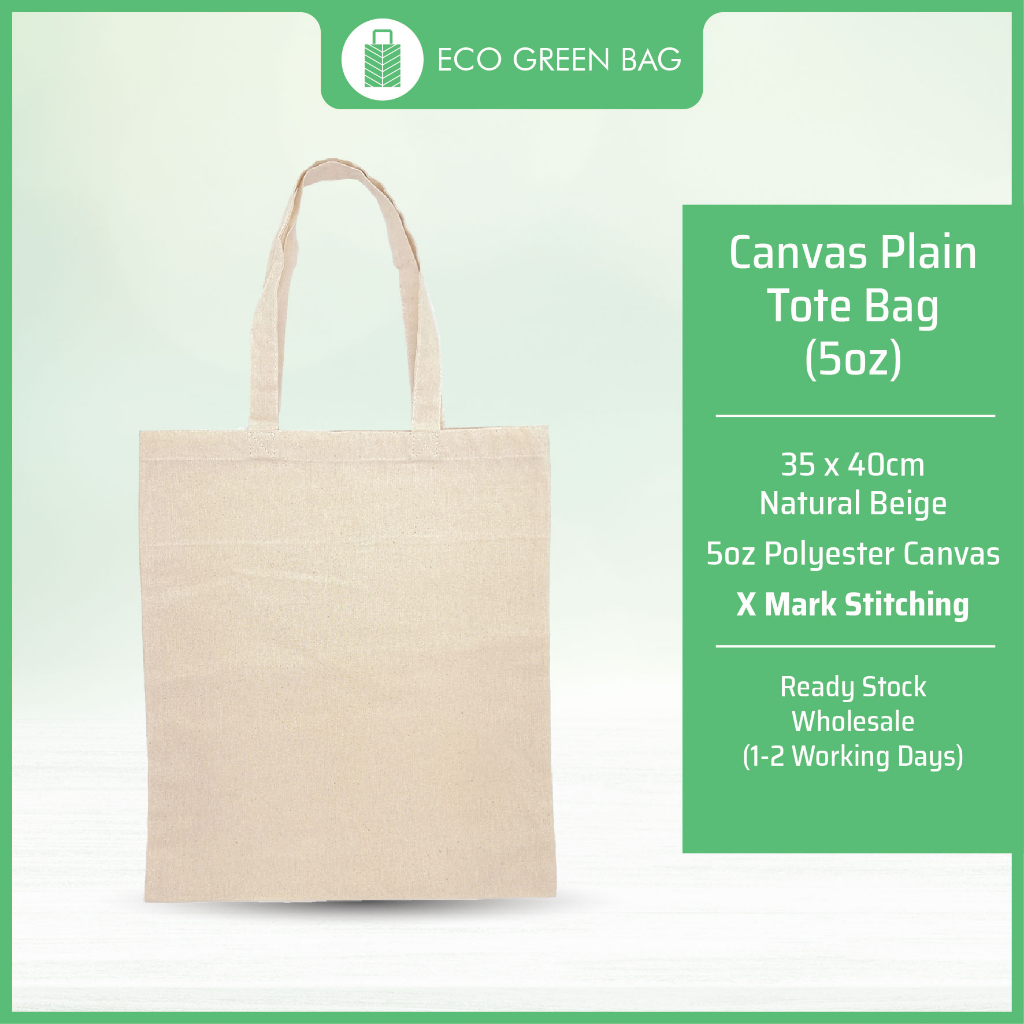 Polyester canvas outlet tote bags