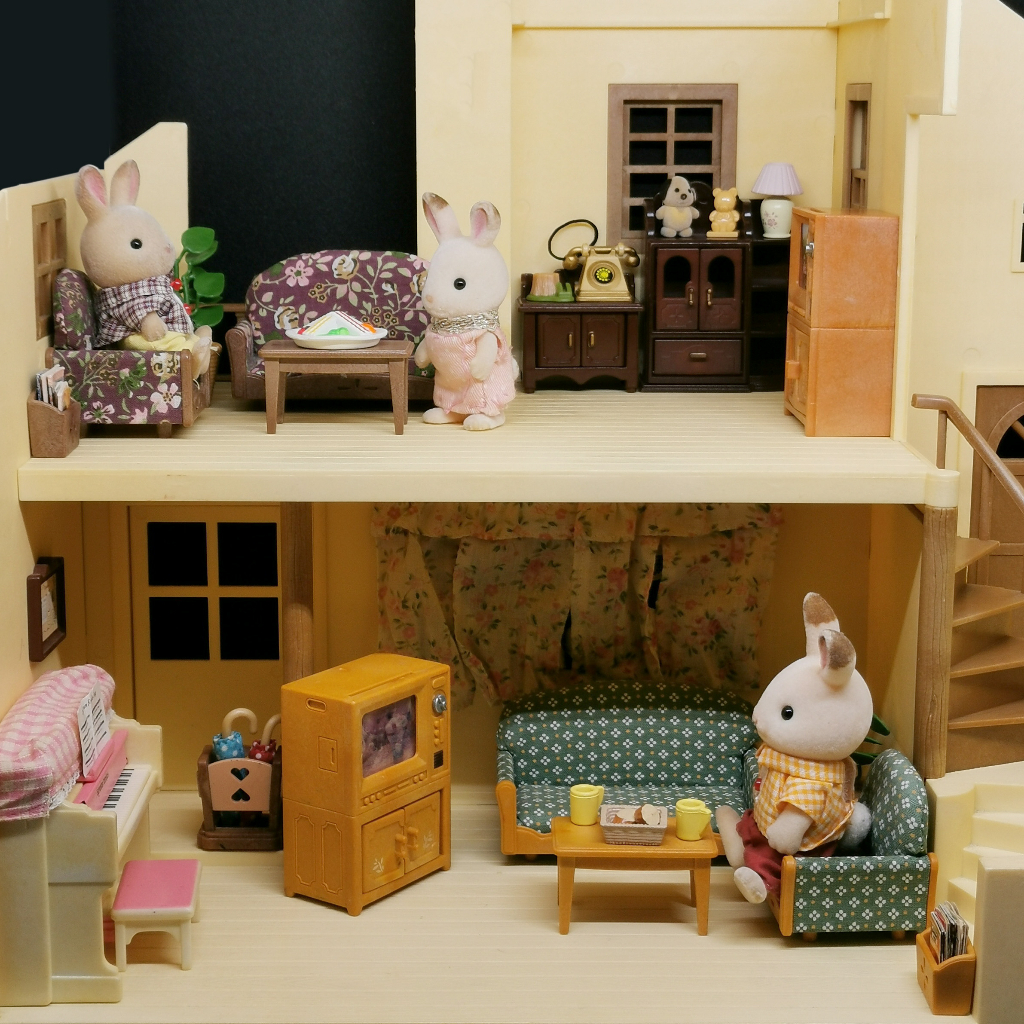 sylvanian families sofa set