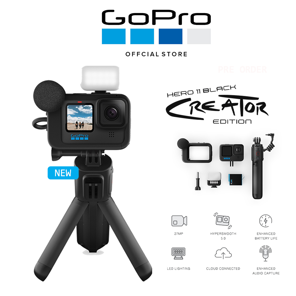 GoPro HERO11 Black Creator Edition Package 5.3K Video and
