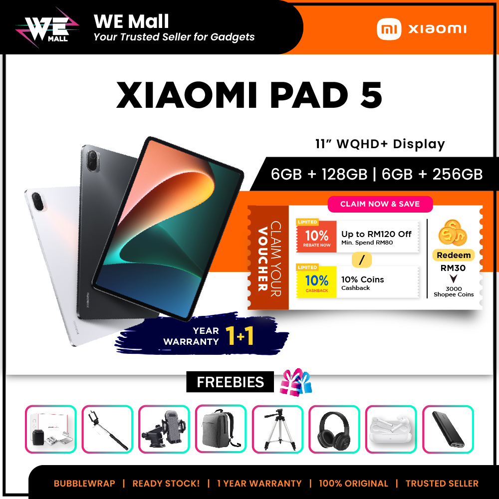 XIAOMI Pad 5   GB   GB   REDMI Pad   Original XIAOMI