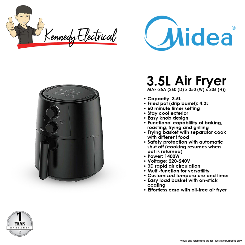 MIDEA AIR FRYER (3.5L)-MAF35A