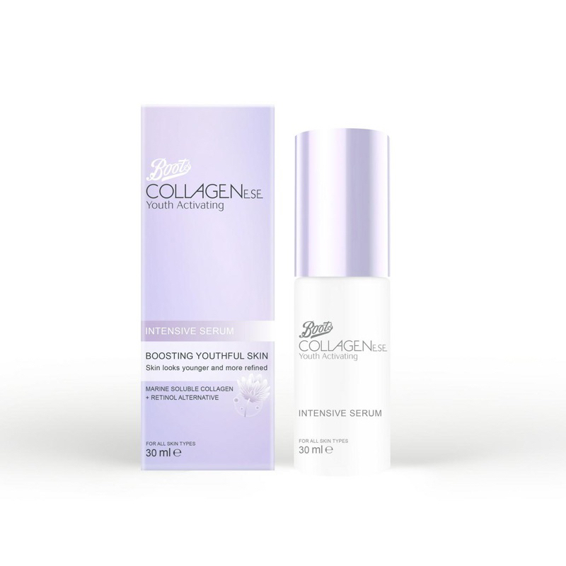 BOOTS COLLAGENESE YOUTH ACTIVATING INTENSIVE SERUM 30ML | Shopee