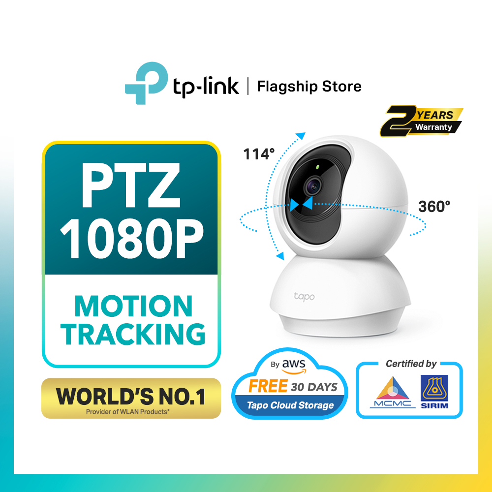 TP-Link Pan/Tilt Home Security Wi-Fi Camera - TC70 Online