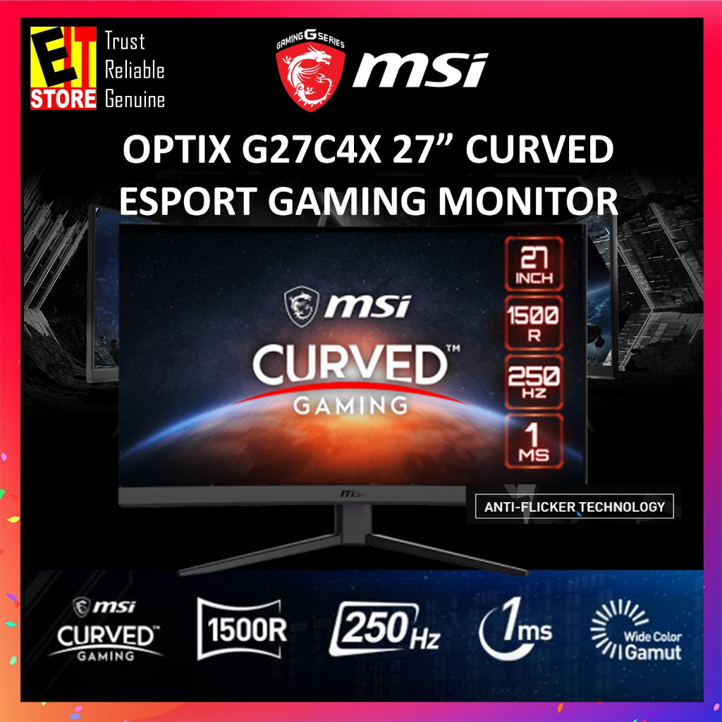 MSI Optix G27C4X - 250Hz 