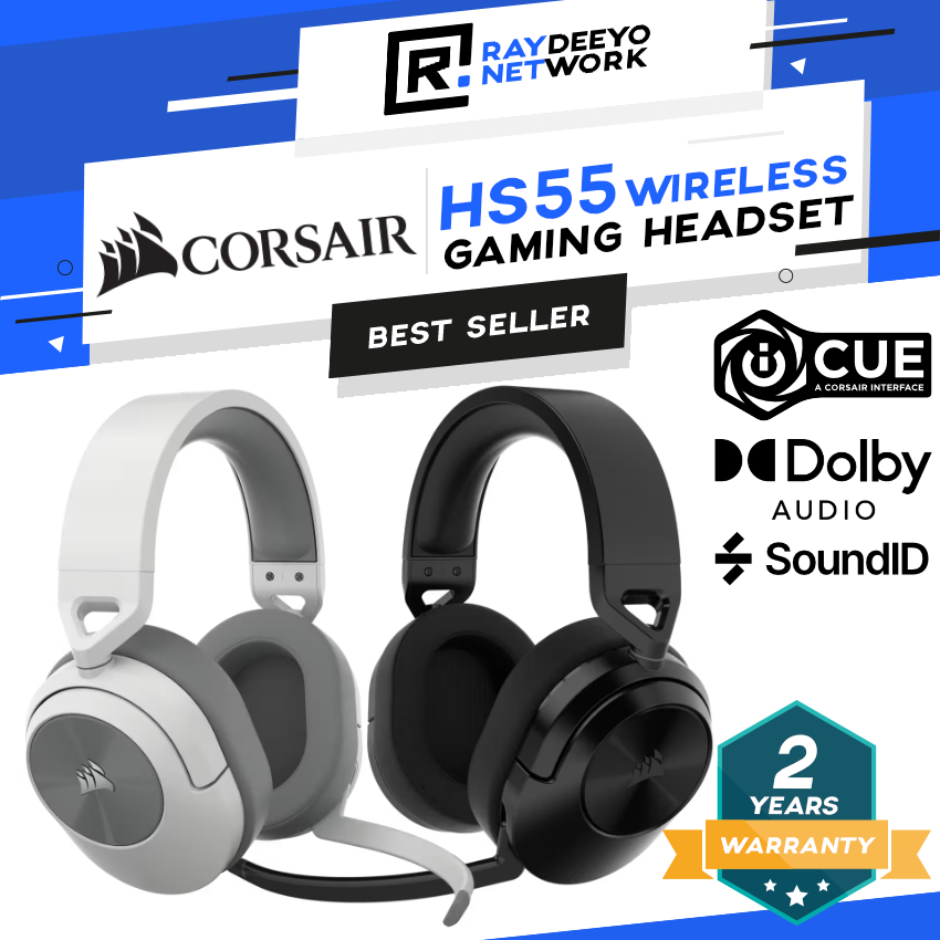CORSAIR HS55 WIRELESS / HS55 STEREO / HS55 SURROUND Wired Gaming