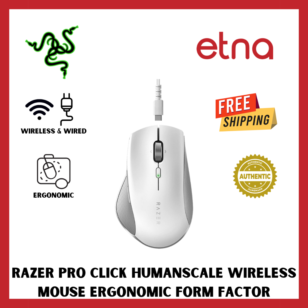  Razer Pro Click Humanscale Wireless Mouse: Ergonomic