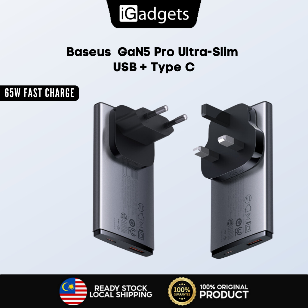 Baseus 65W GaN 5 Pro Ultra-Slim USB C Charger Quick Charge QC 4.0, baseus 65w - Vimarsana News