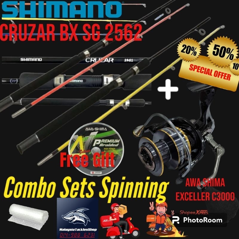 Shimano Combo fishing Set Spinning Set-15