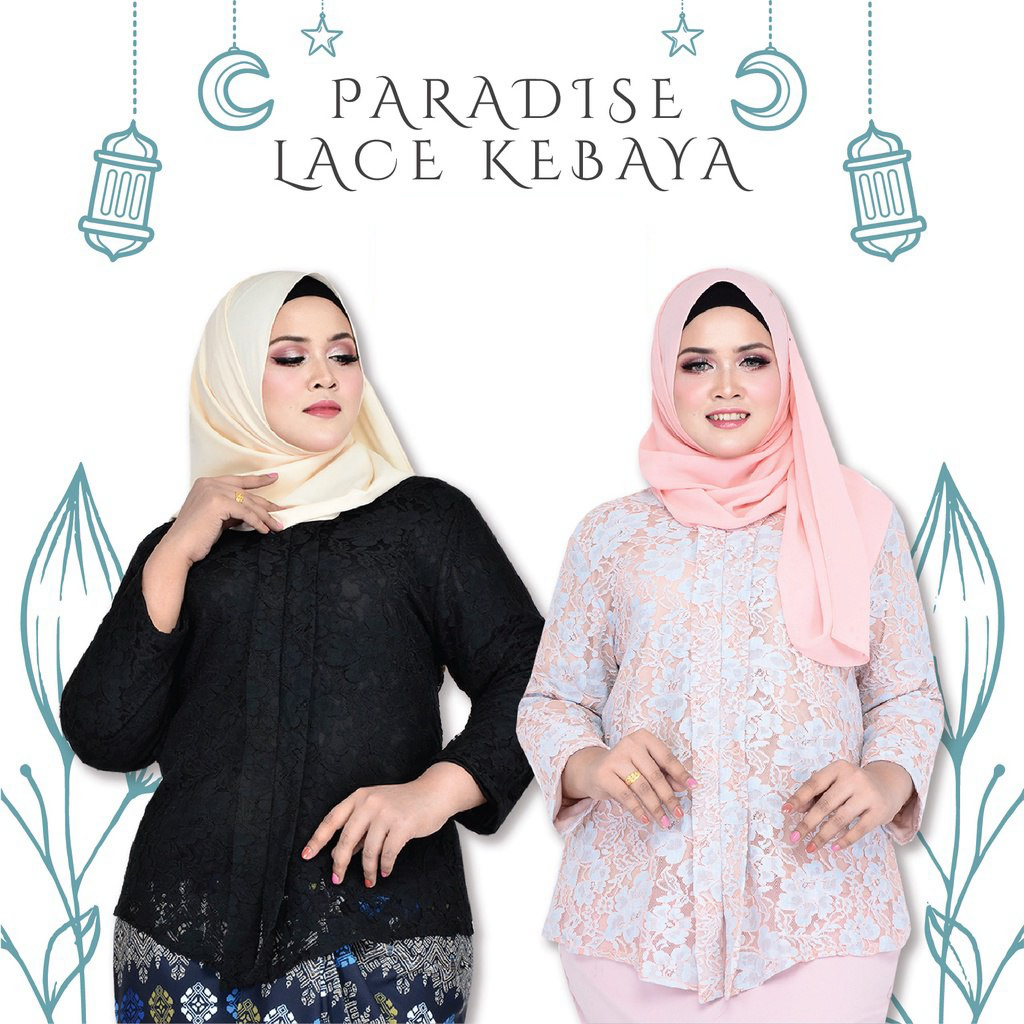 Kebaya lace hot sale plus size