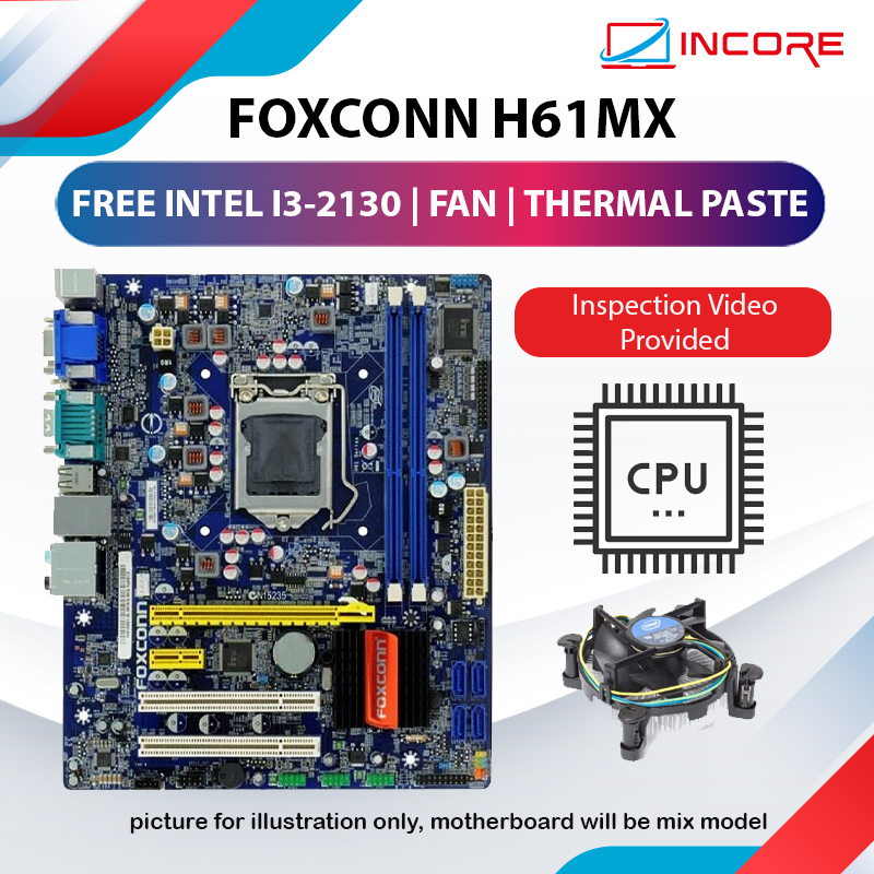 I3 2nd generation on sale motherboard