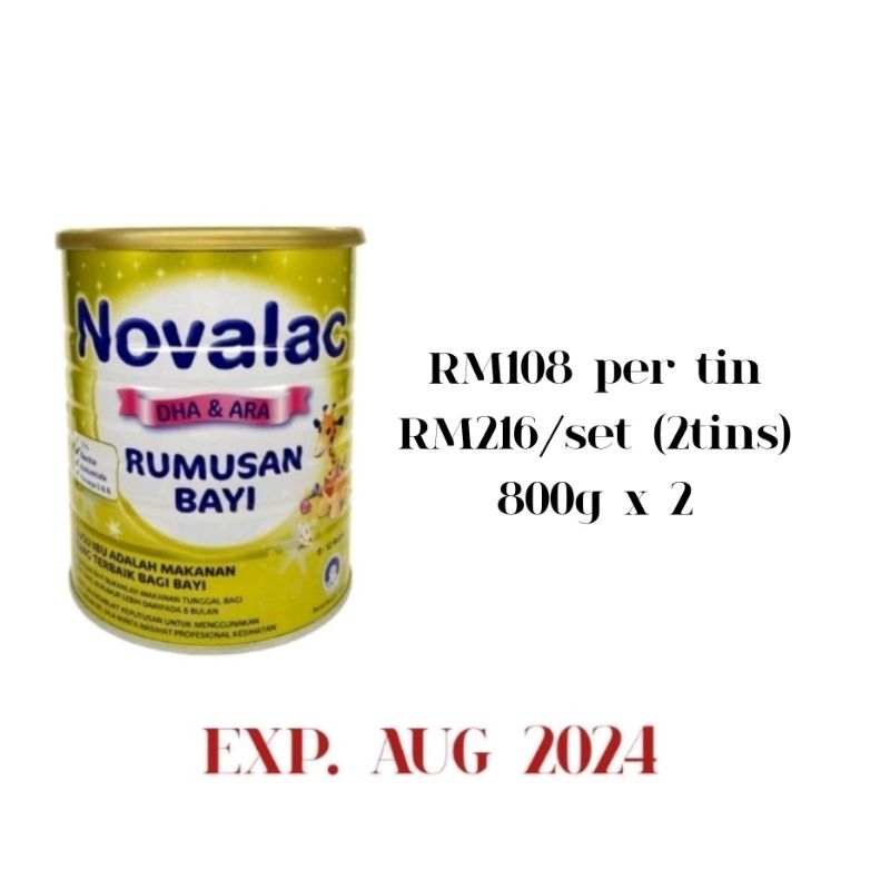 Novalac Gold Dha+ara Infant's Milk Formula 800g