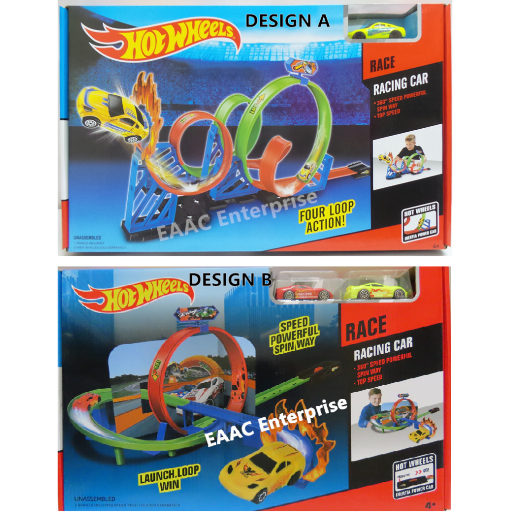 Hot wheels cheap 4 loop track