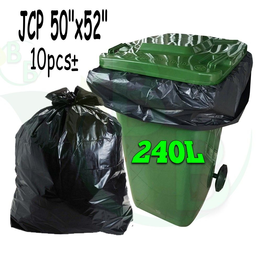 JUMBO GARBAGE BAG PLASTIC 50X52 # 240L Garbage Bin Plastic