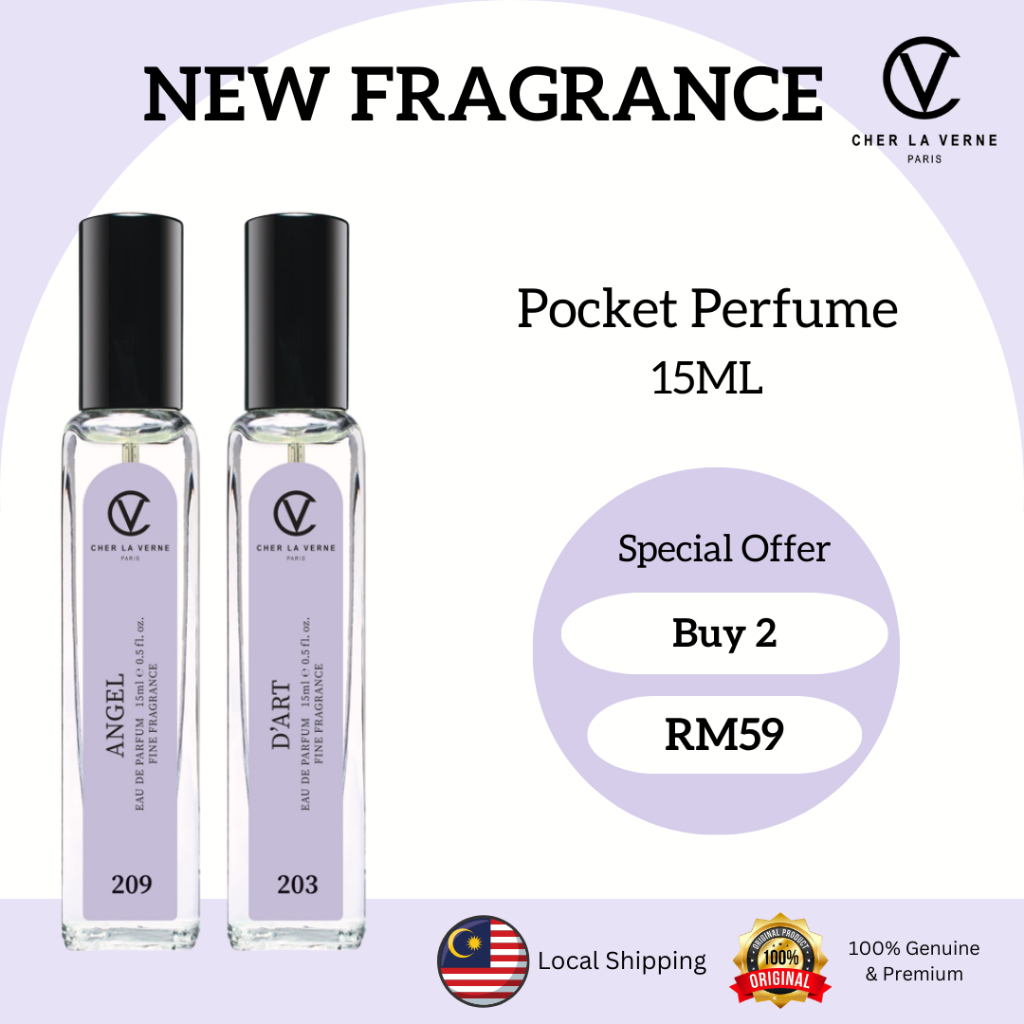 Cher La Verne Pocket Perfume New Fragrance Perfume 15ml Minyak