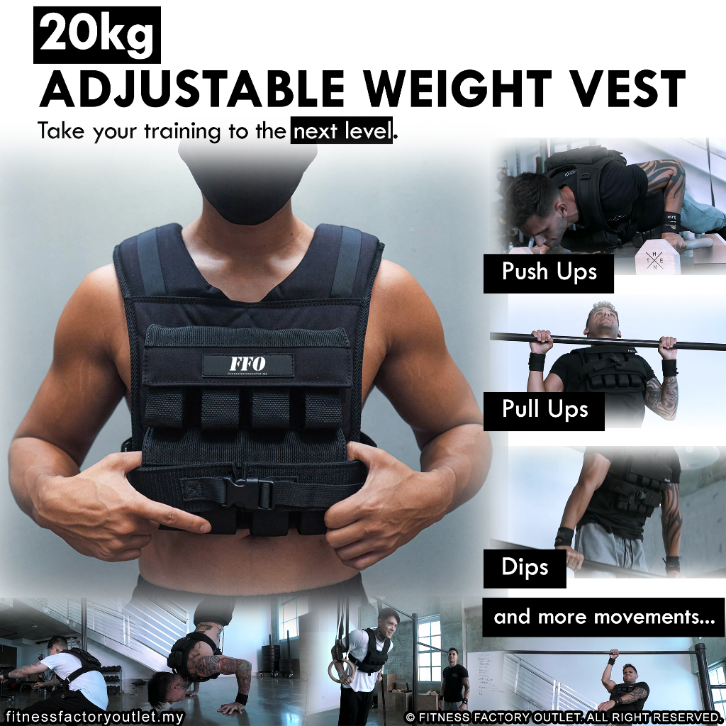 Weighted vest on sale push ups