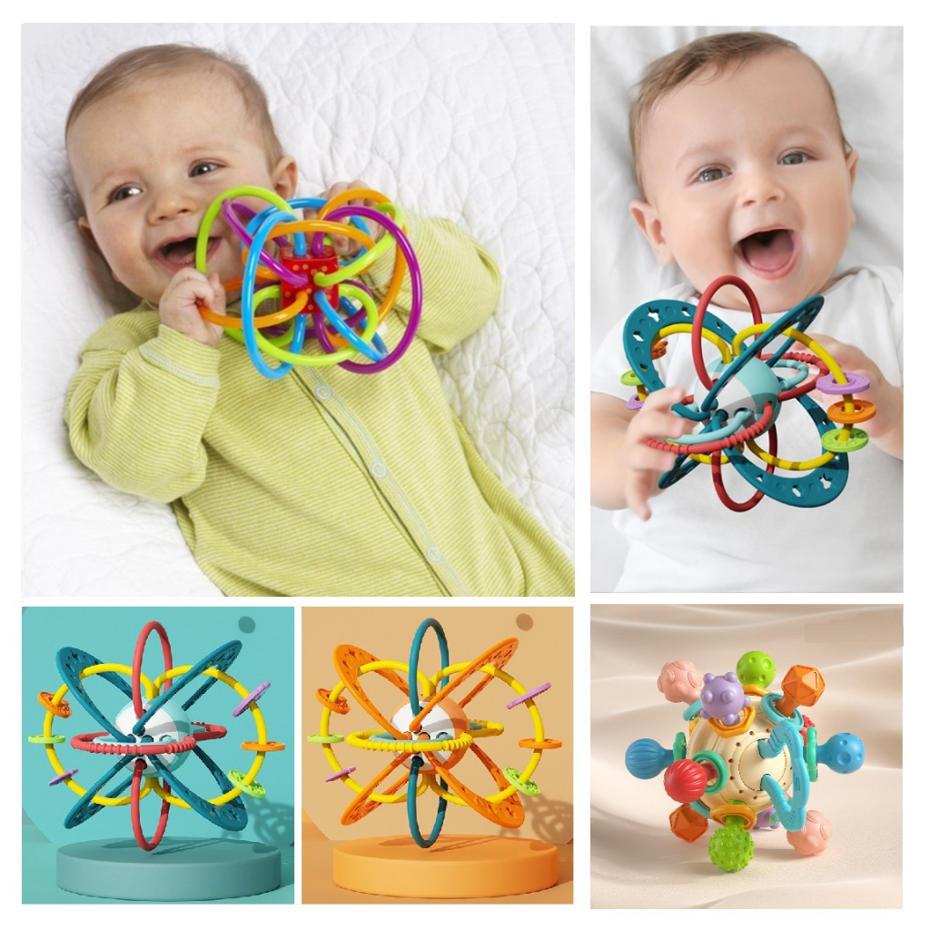 Winkel rattle and hot sale sensory teether toy