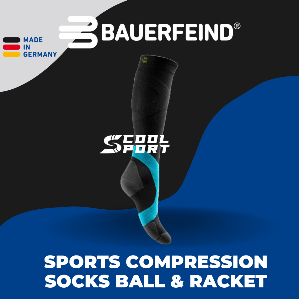 Bauerfeind Sports Compression Socks, Ball & Racket