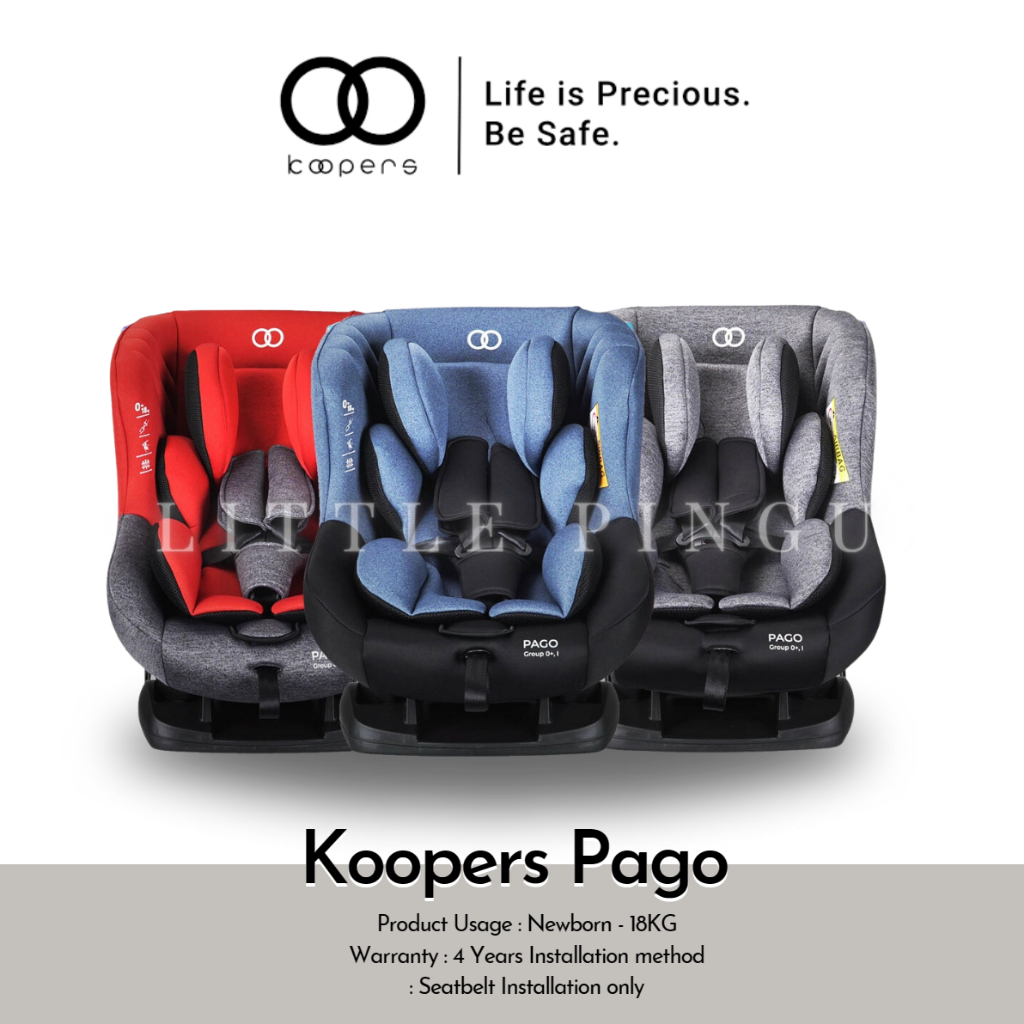 Koopers pago hotsell car seat