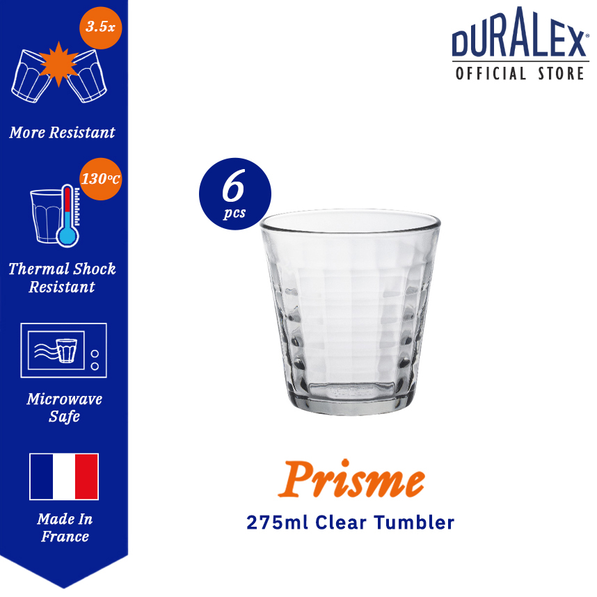 Prisme Clear Tumbler, Duralex USA