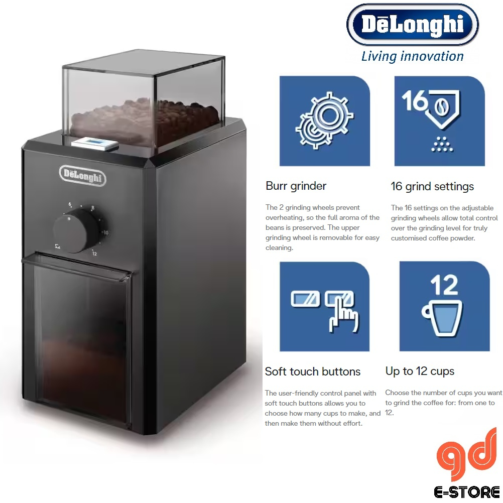 DeLonghi Coffee Grinder KG79 KG89 Shopee Malaysia