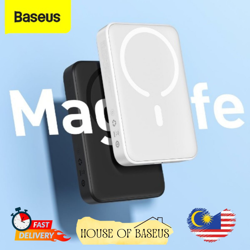 Baseus Power Bank 10000mAh 20000mAh Mini Magnetic Wireless Fast