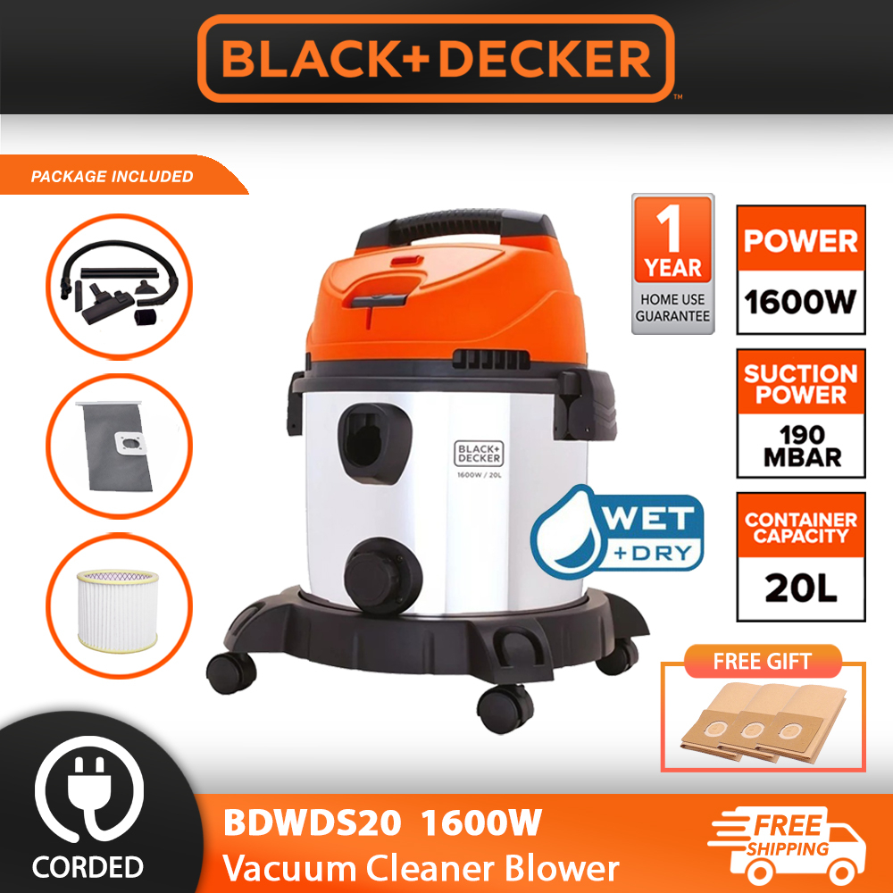 Black & Decker VCBD602 220-240 Volt 50 Hz Vacuum Cleaner - World Import