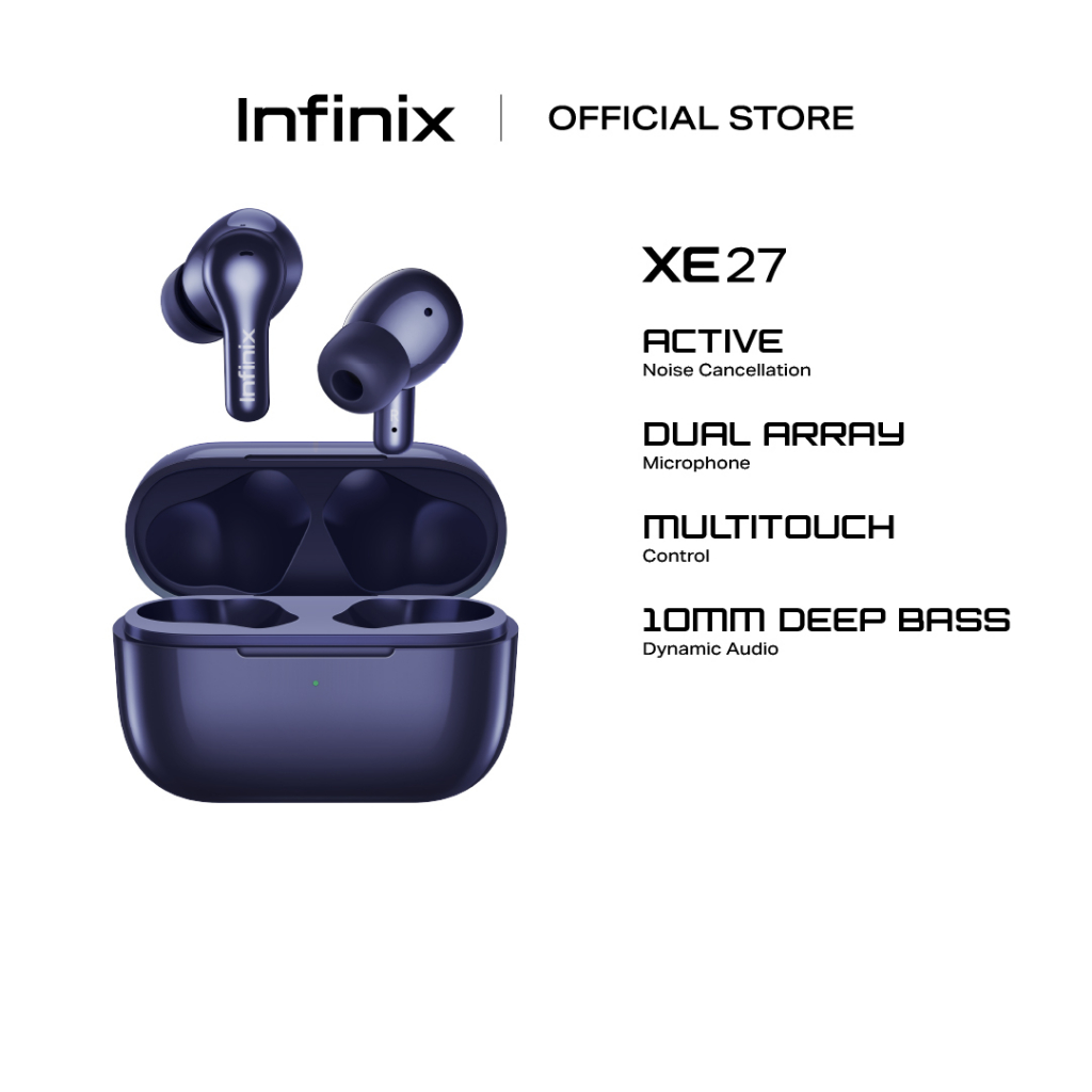 Infinix XE27 Wireless Bluetooth Earbuds Active noise cancellation