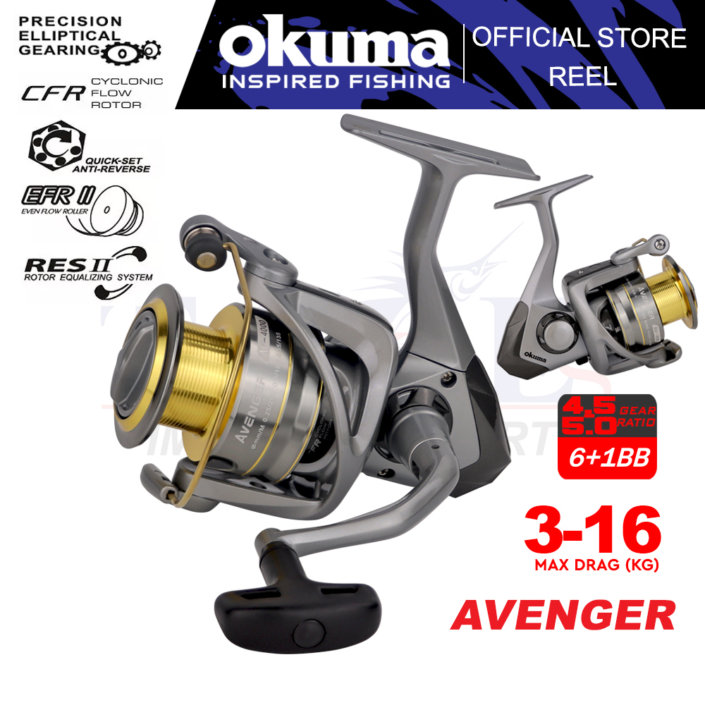 Okuma AV-500A Avenger Spinning Reel - Now Available!