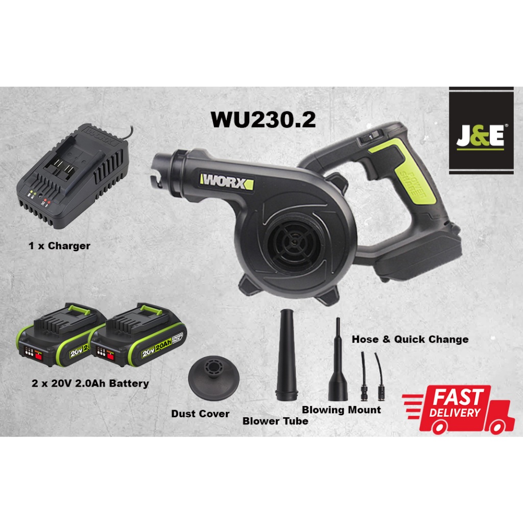 J E WORX Professional WU230 20V Lithium Ion Battery Cordless 3