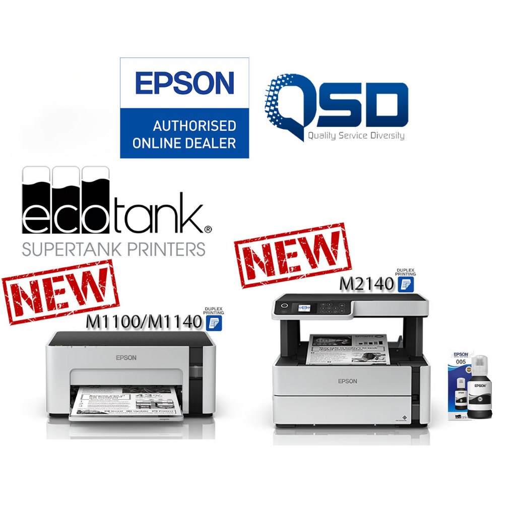 Epson EcoTank SuperTank ET M1170 Wireless Inkjet Monochrome