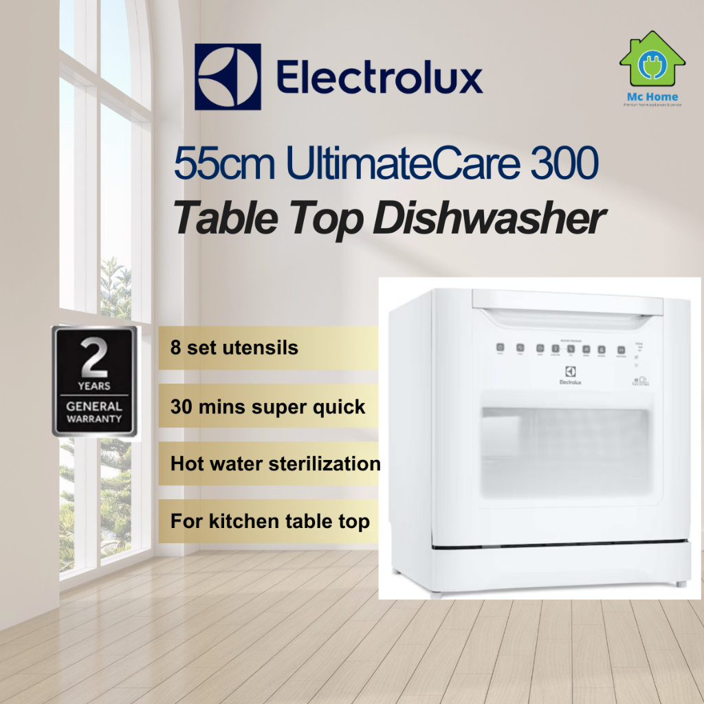 Electrolux table top sales dishwasher