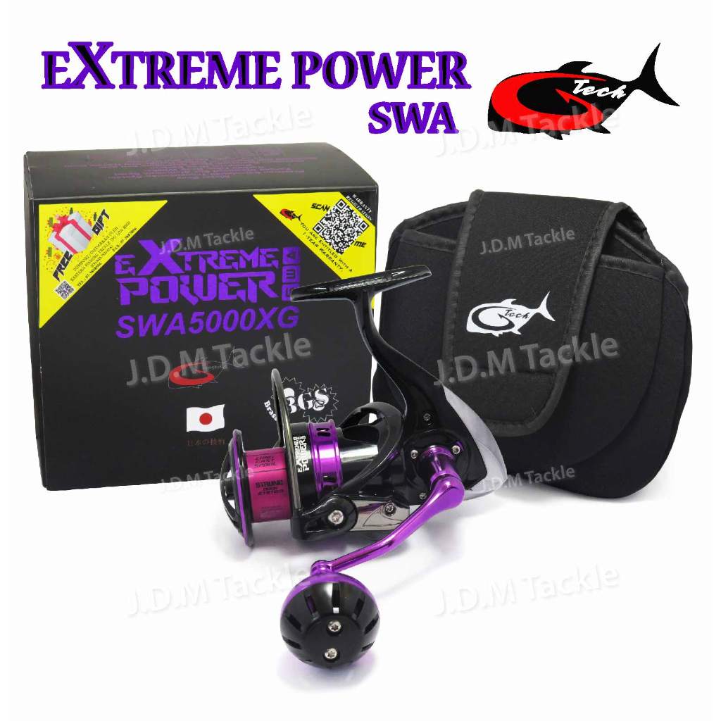NEW 2023 G-TECH EXTREME POWER SWA XG HG PG FISHING REEL With 1