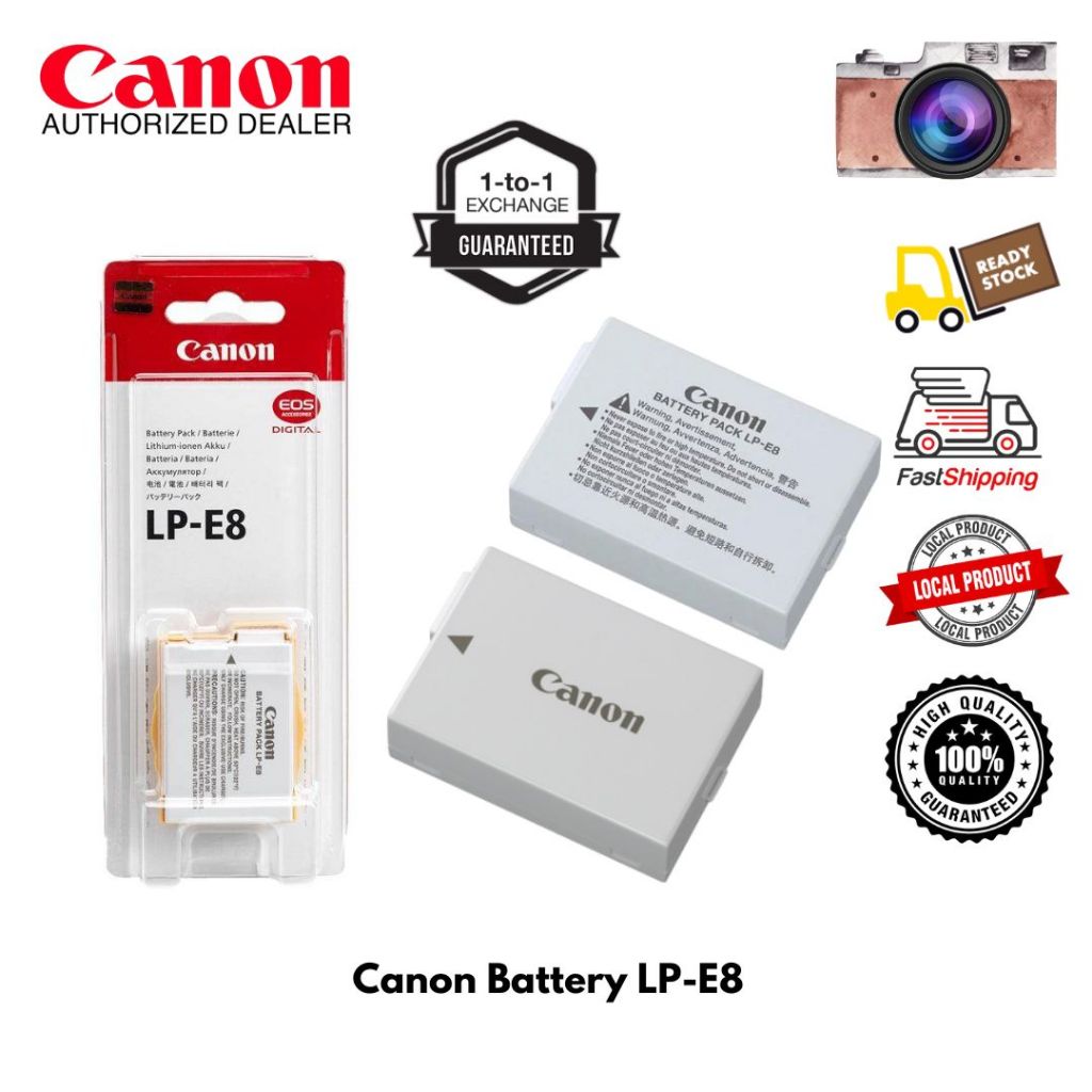 Canon deals lpe8 battery