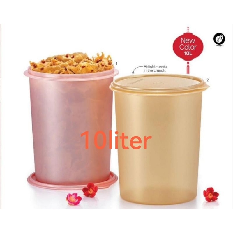 Tupperware Gourmet Counterparts Canister Cookies Jar 900ml Airtight 