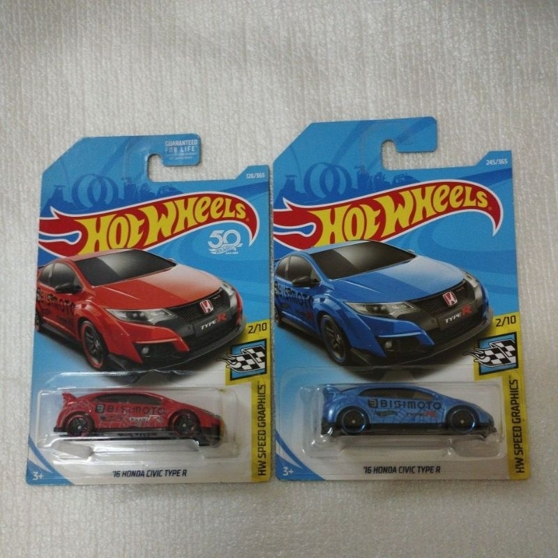 Hot wheels 16 cheap honda civic type r