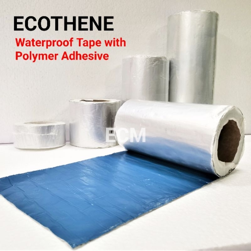 WATERPROOF TAPE FOR ROOF (5METRE) HIGH BONDING STRENGTH LEAK PROOF  ALUMINIUM TAPE , FLASHING TAPE , SILVER TAPE