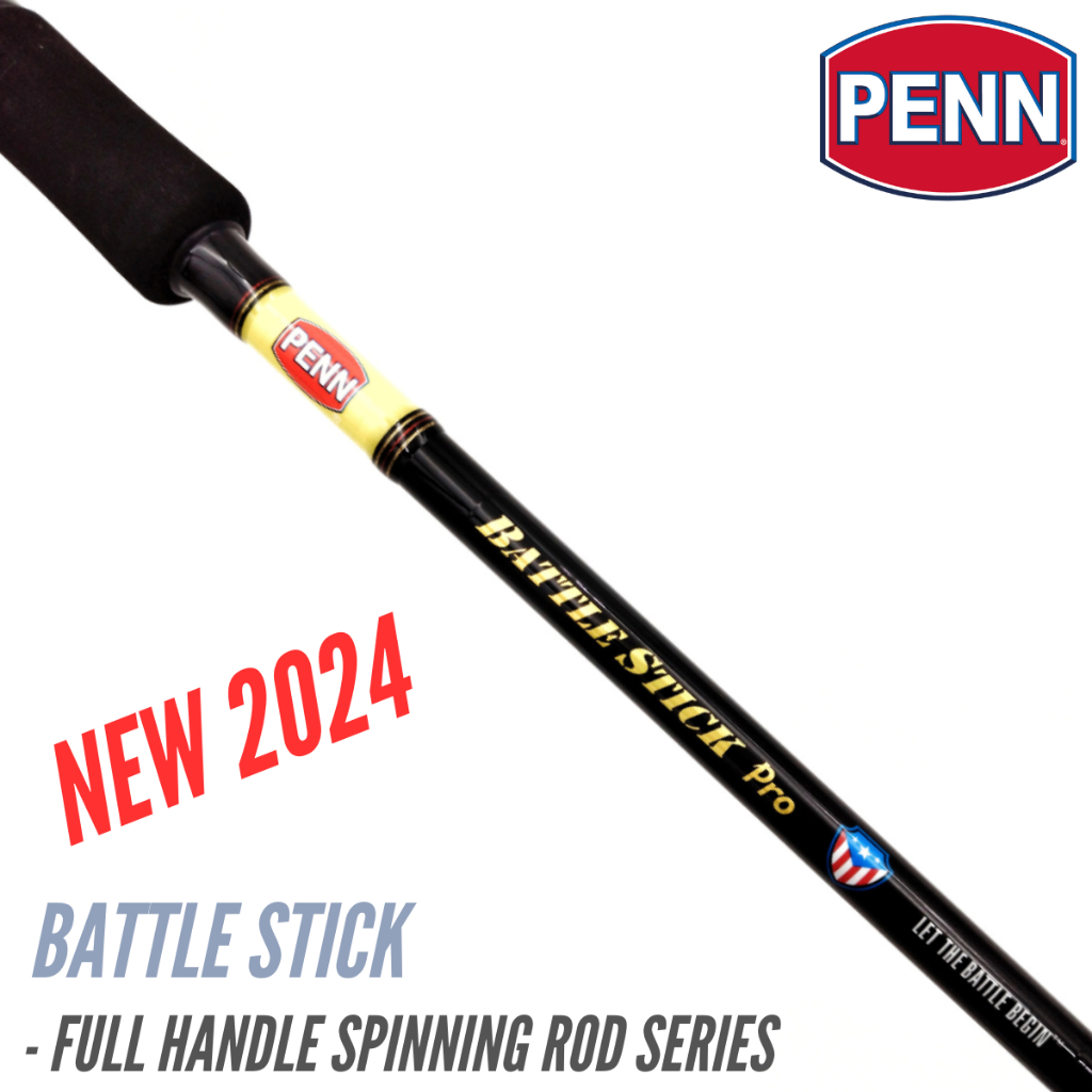 PENN Battle Stick - 2pc Spinning Full Handle Rod Series