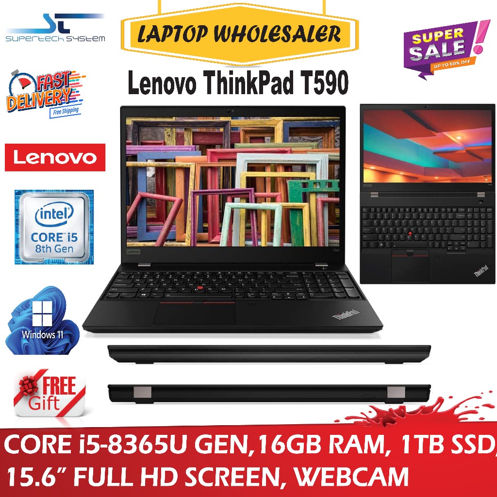 Lenovo ThinkPad T580 laptop 16GB Ram 512gb NVME i5 15'6 FHD laptop check  pics