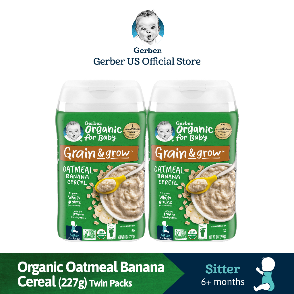 Gerber organic best sale oatmeal banana