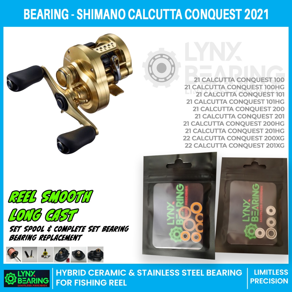 Ceramic Bearings For 2019 SHIMANO CALCUTTA CONQUEST DC(200/201/200HG/201HG)  Serise Baitcasting Fishing Reels |Ball Bearings