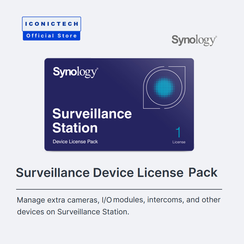 Synology 4-Camera License Key for Synology Surveillance Station