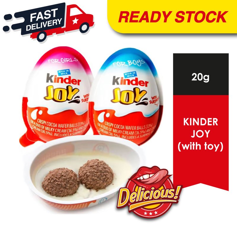 Kinder Joy Chocolate Egg - Boys