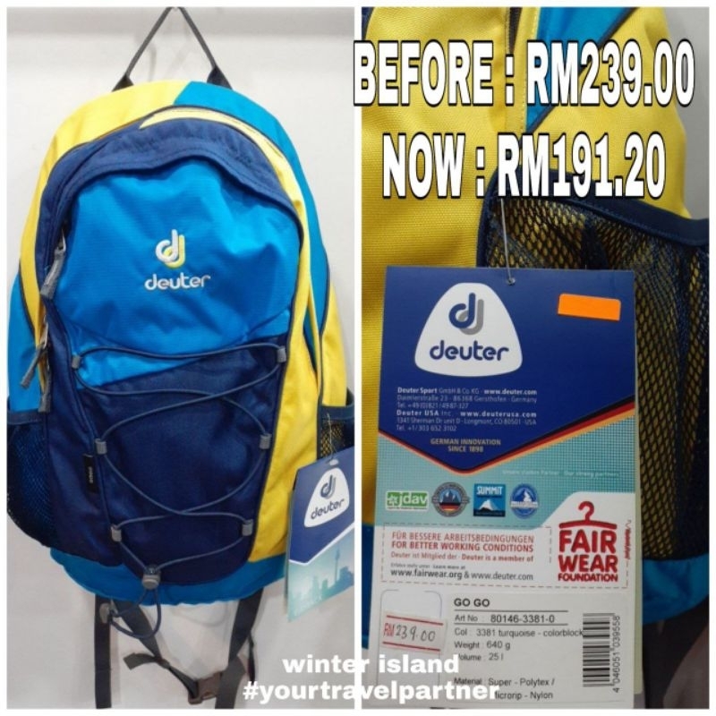 Deuter gogo clearance xs