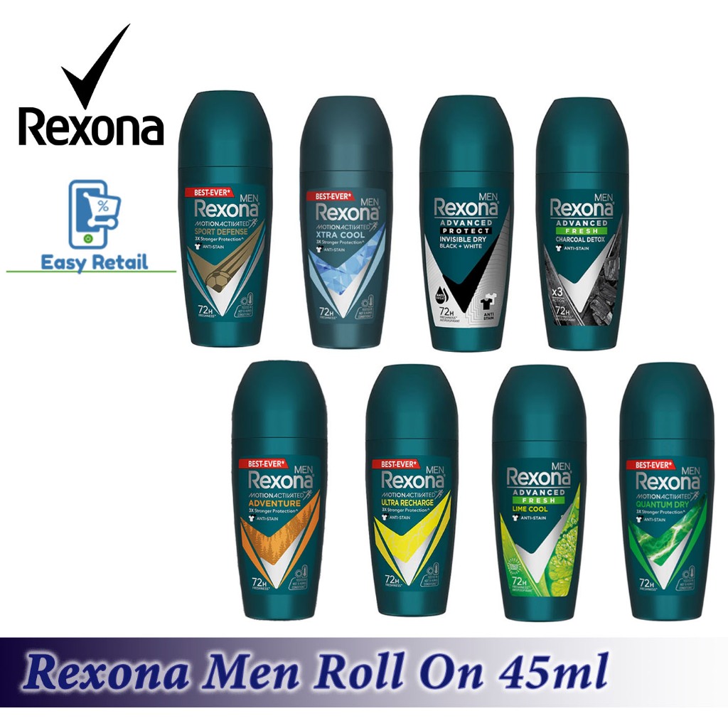 Rexona Men Deodoran Roll On Antiperspirant Adventure 45ml