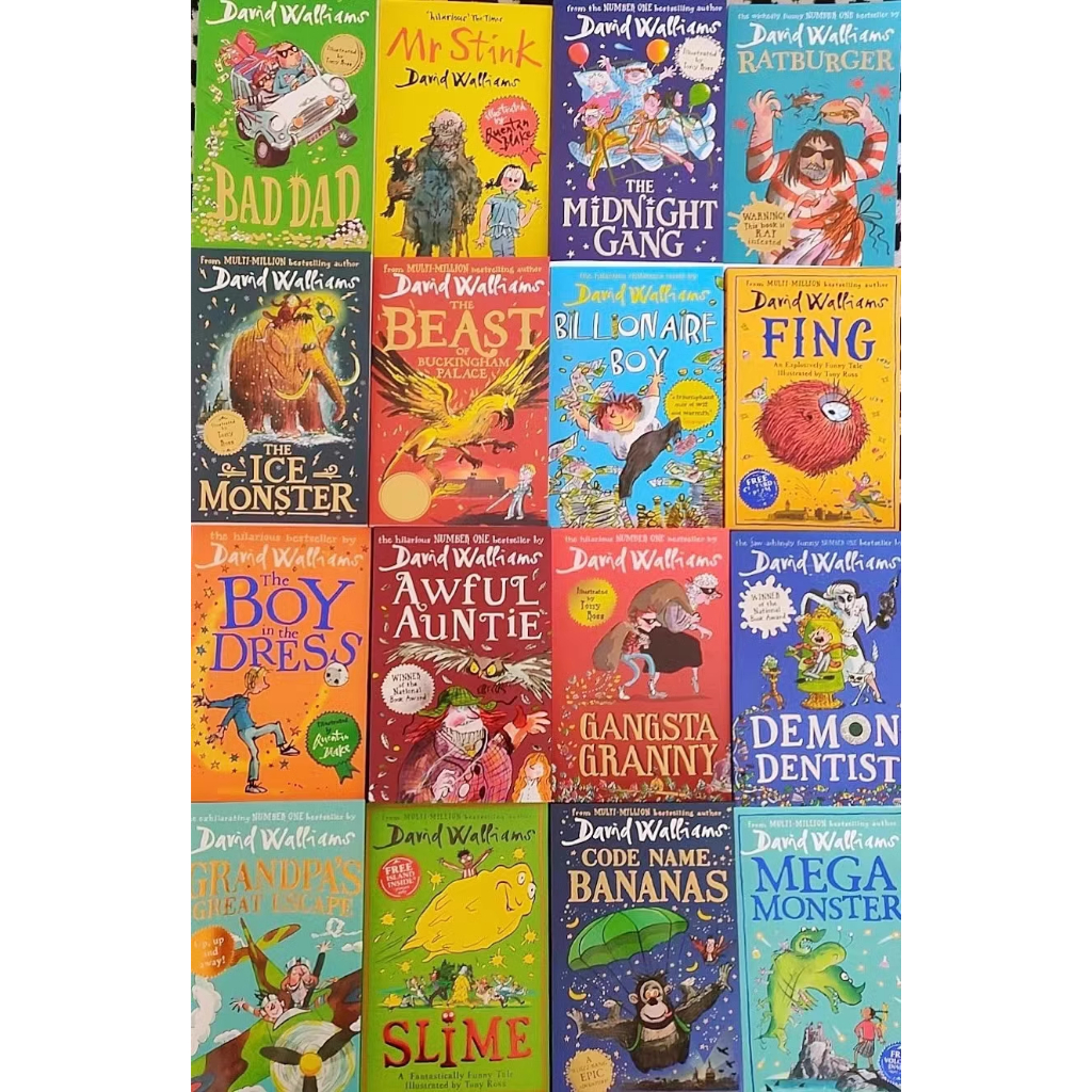 The World of David Walliams - 16 books | Shopee Malaysia